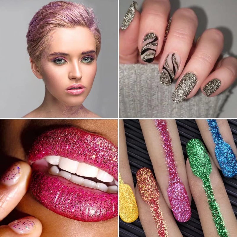 TORC Iridescent Lilac Fine Glitter 4 oz Glitter Powder for Tumblers Resin Crafts Slime Cosmetic Nail Painting Festival Decoration - Image 4