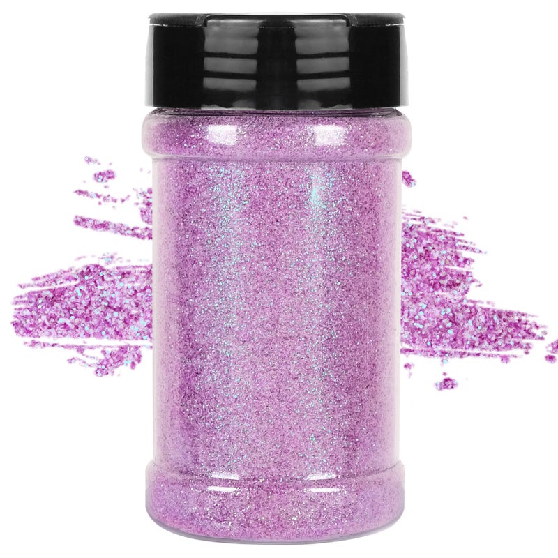 TORC Iridescent Lilac Fine Glitter 4 oz Glitter Powder for Tumblers Resin Crafts Slime Cosmetic Nail Painting Festival Decoration - Image 1