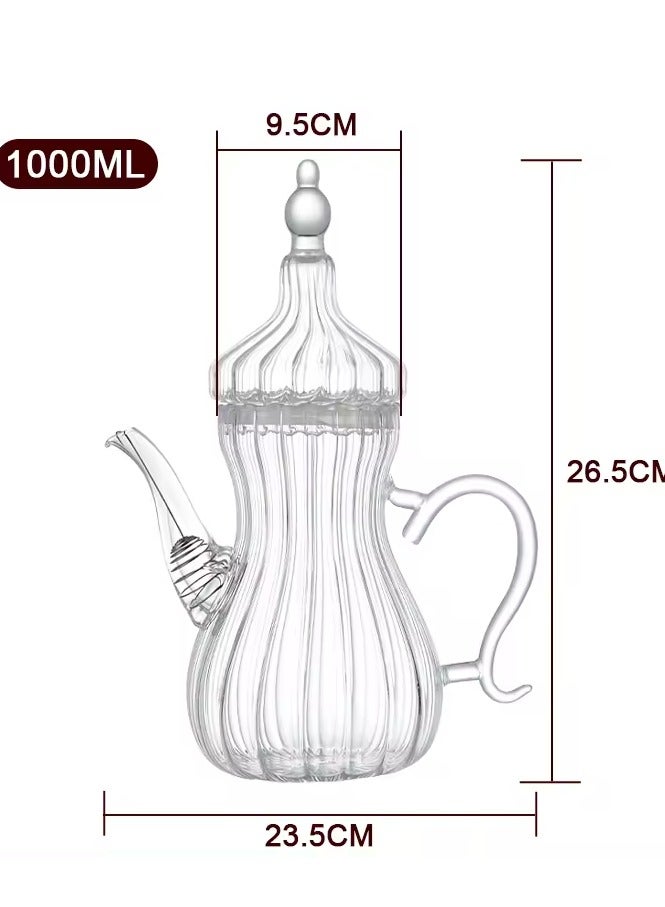 REFAN 1 Liter Glass Jug Set and heat base - Image 4