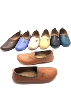 Derilax Genuine Leather Hajj Umrah Tawaf Slippers and Home Shoes  - Image 1