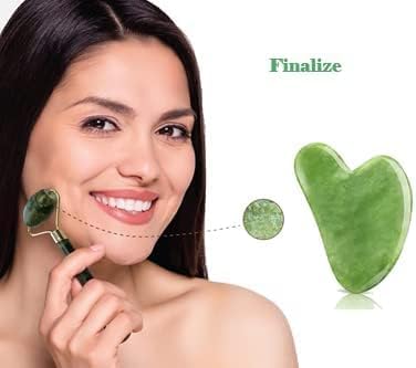 Finalize Finalize Ice Roller for Face Massager Face Ice Roller to Enhance Skin Glow Shrink Tighten Facial Ice Roller Facial Ice RollerReusable Face Ice TreatmentClear Skin StoneNew Black  - Image 2