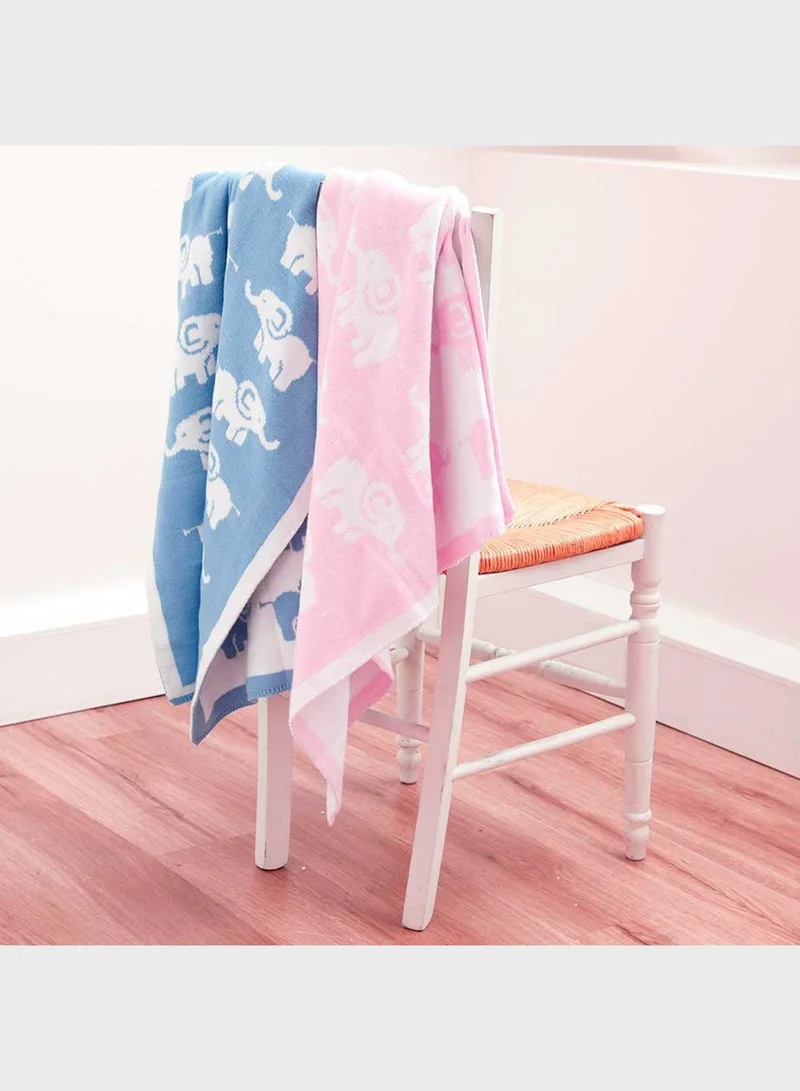 JoJo Maman Bebe Elephant Knitted Shawl