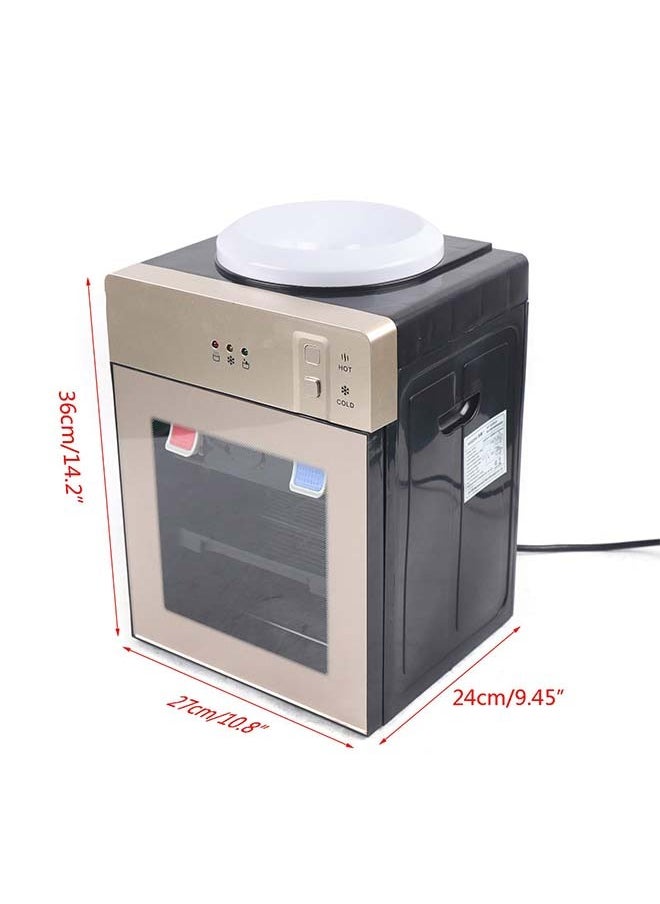 Generic - Electric Water Cooler Dispenser, 5 Gal Top Loading Countertop Water Cooler Dispenser Compact Mini Hot & Cold Water Cooler Dispenser Mini Electric Desktop Table Drinking Machine - Image 1