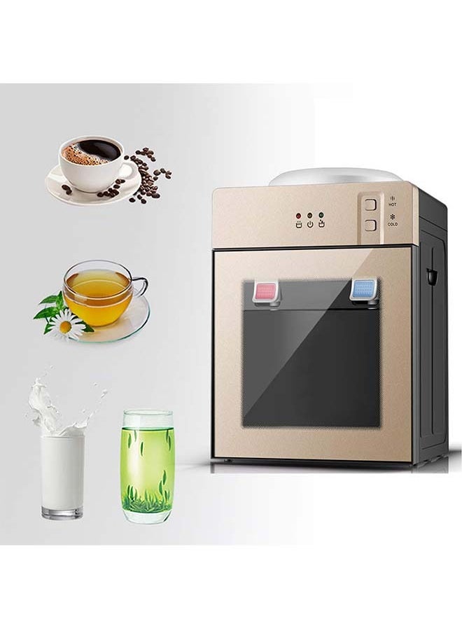 Generic - Electric Water Cooler Dispenser, 5 Gal Top Loading Countertop Water Cooler Dispenser Compact Mini Hot & Cold Water Cooler Dispenser Mini Electric Desktop Table Drinking Machine - Image 1