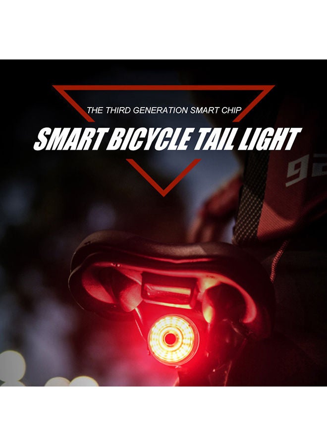 نيبمينينت مصباح فرامل LED ذكي للدراجة الهوائية قابل لشحن USB ومزود بضوء خلفي للسلامة 4.4x3.4x3.4سم - Image 3