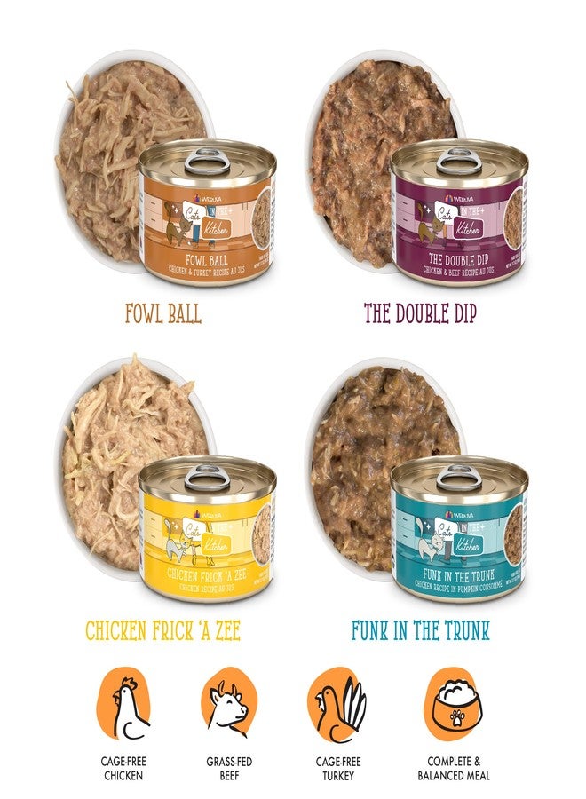 Weruva Cats in The Kitchen, Word from The Bird! Variety Pack, 3.2oz Can (Pack of 12) - Image 3