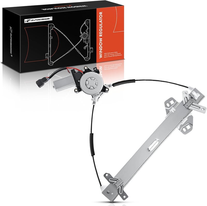 A-Premium Power Electric Window Regulator with Motor for Honda Accord 2003-2007 (Coupe Only) Front Driver Side - Image 1