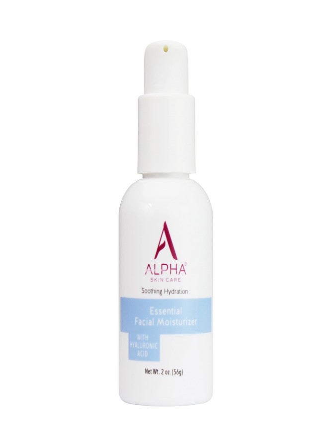 Alpha Skin Care Essential Facial Moisturizer, Hyaluronic Acid, Deep Soothing Hydration, Reduces Lines & Wrinkles, Anti-Aging, Normal to Dry Skin, 2 Oz - Image 1