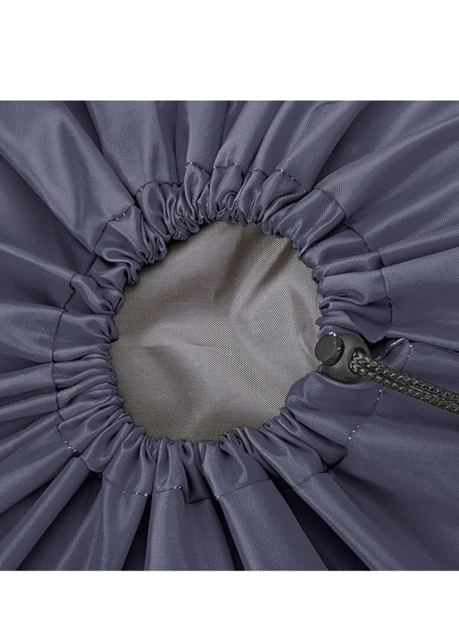 Anmi 2-Pack XL Travel Laundry Bag, Machine Washable Dirty Clothes Organizer, Large Enough to Hold 4 Loads of Laundry, Easy Fit a Laundry Hamper or Basket (Grey+Pink) - Image 5