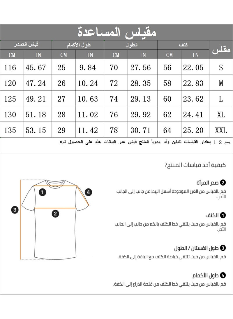 تيشيرت رجالي أسود برقبة عالية وأكمام قصيرة، بتصميم فضفاض غير رسمي - Image 3