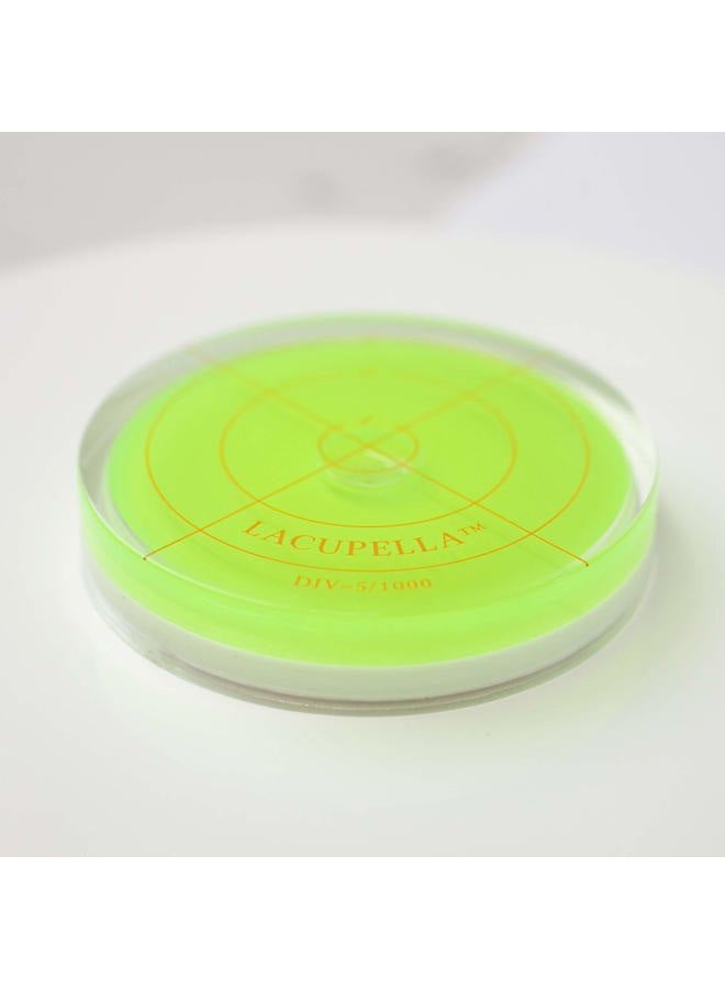 Lacupella Round Bubble Level For Use With Buttercream Acrylic Disk To Achieve Perfectly Level Tiered Cake Design In All Direction - 2.35" (60mm) Diameter - Image 4