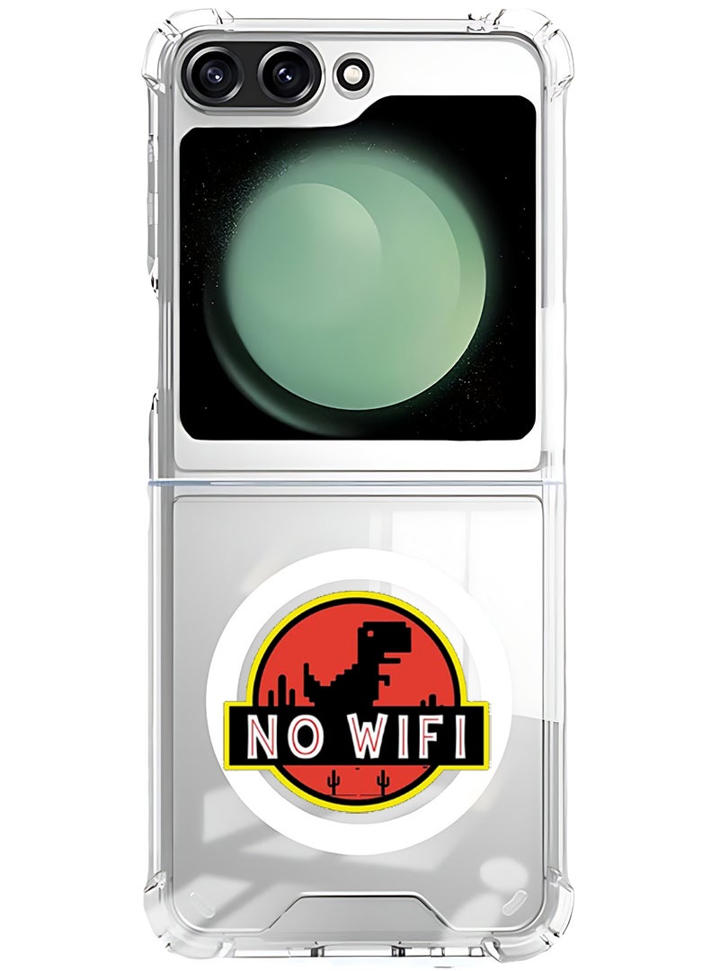 Theodor Magnetic Case for Samsung Galaxy Z Flip 6 Compatible with MagSafe Wireless Charging, Shockproof Phone Bumper Cover No wifi - Image 1