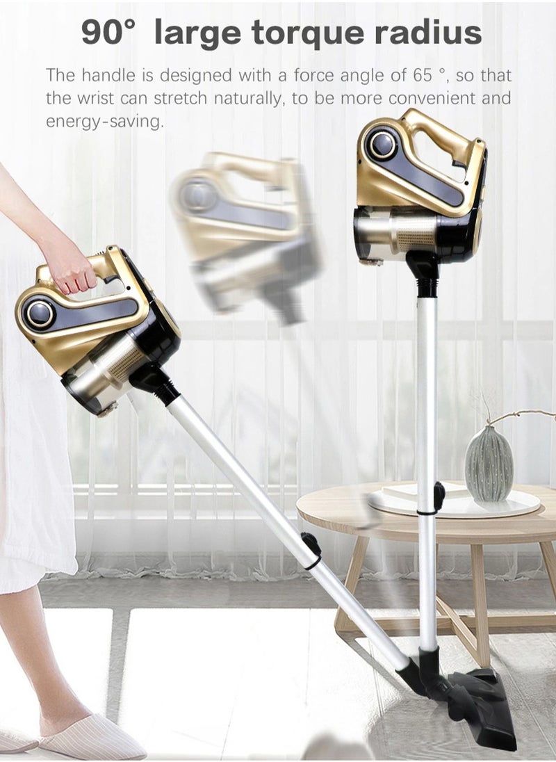 Mi VAZA - 2-in-1 Corded Vacuum Cleaner – Portable Vacuum Cleaner - Handheld Vacuum Cleaner - 600W and 18000PA - Upright Vacuum Cleaner - Dust Removal Tools for Floors, Carpets, Desktops, Sofas, Windows, Bed, Corner - Image 1