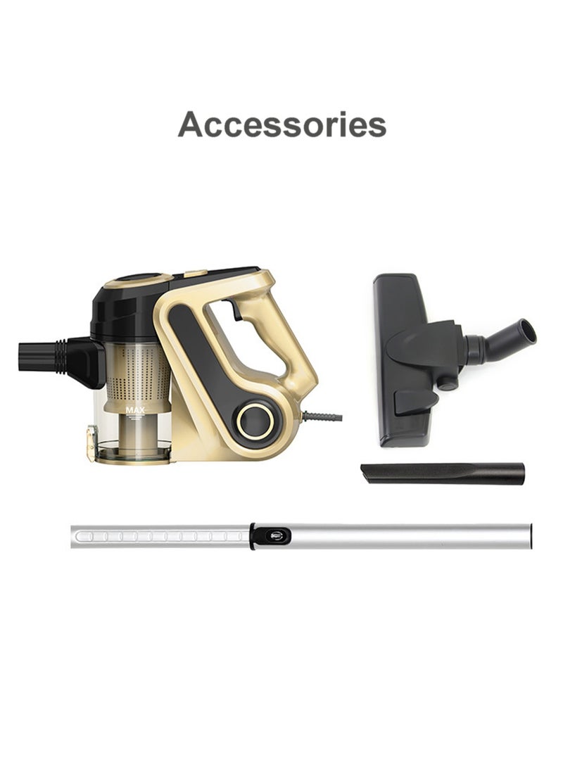 Mi VAZA - 2-in-1 Corded Vacuum Cleaner – Portable Vacuum Cleaner - Handheld Vacuum Cleaner - 600W and 18000PA - Upright Vacuum Cleaner - Dust Removal Tools for Floors, Carpets, Desktops, Sofas, Windows, Bed, Corner - Image 1
