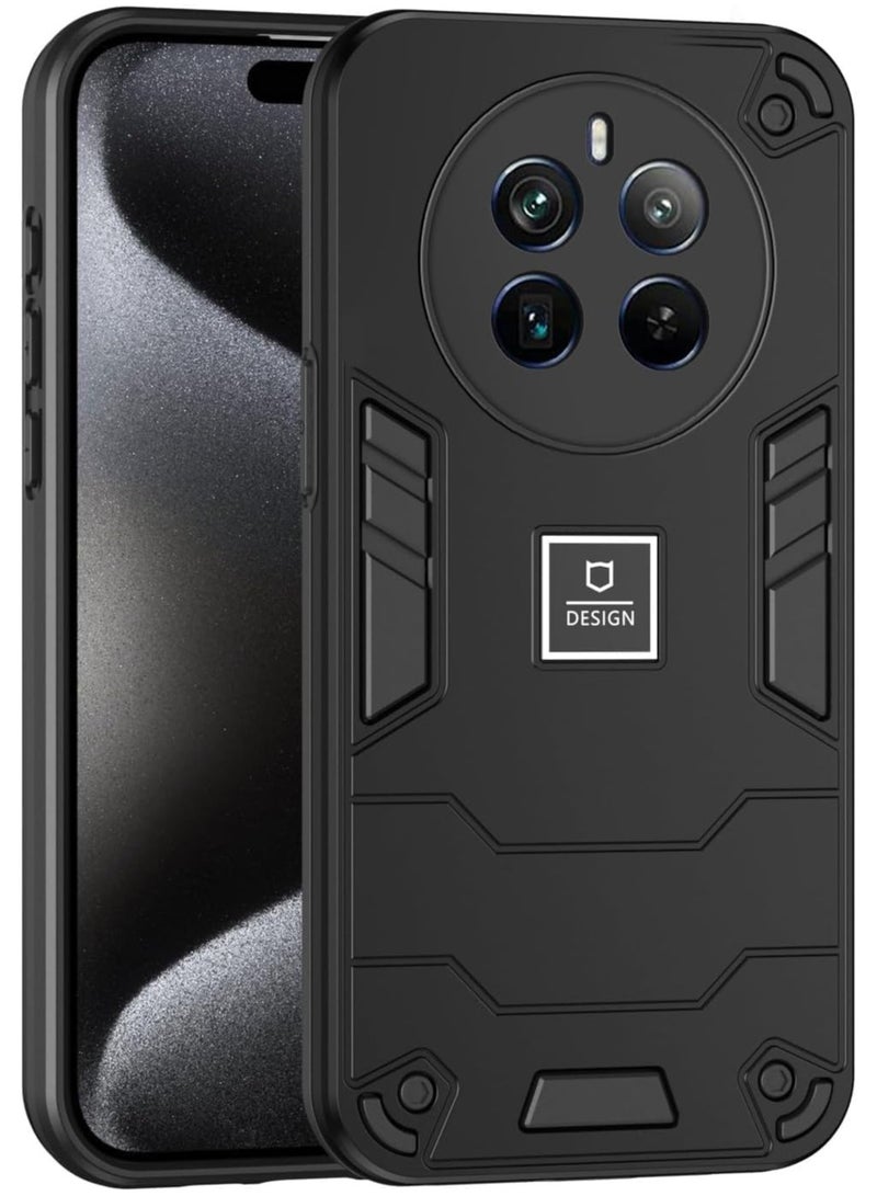 Realme 12 Pro Plus Case Military Grade Drop Proof Duty Full Body Protective Case TPU Rubber and Hard PC Phone Case Cover Matte Textured Cover - Image 1