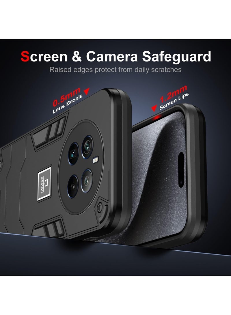 Realme 12 Pro Plus Case Military Grade Drop Proof Duty Full Body Protective Case TPU Rubber and Hard PC Phone Case Cover Matte Textured Cover - Image 2