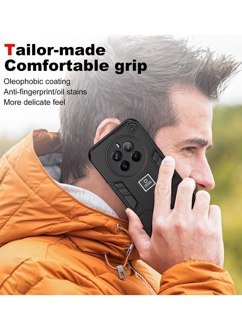 Realme 12 Pro Plus Case Military Grade Drop Proof Duty Full Body Protective Case TPU Rubber and Hard PC Phone Case Cover Matte Textured Cover - Image 5