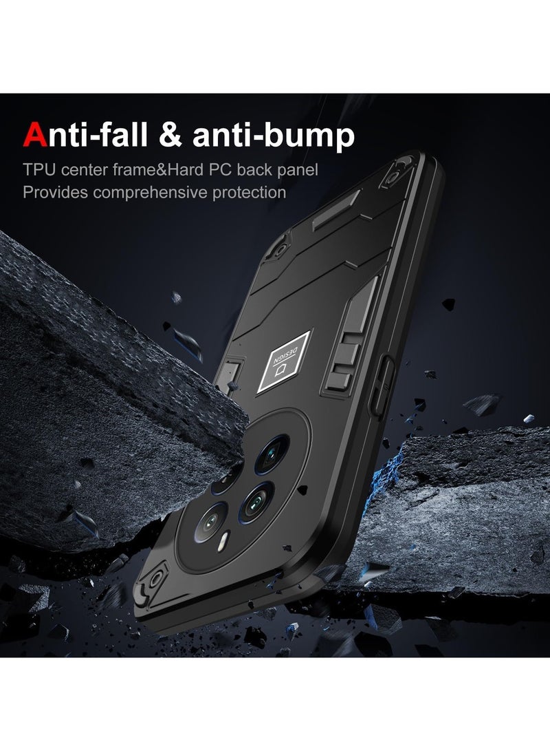 Realme 12 Pro Plus Case Military Grade Drop Proof Duty Full Body Protective Case TPU Rubber and Hard PC Phone Case Cover Matte Textured Cover - Image 3