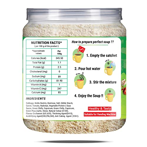 Brew Lab Delicious & Healthy Classic Instant Mix Vegetable Soup Powder | Ready To Drink | 250 gm (Classic Mix Vegetable) - Image 2