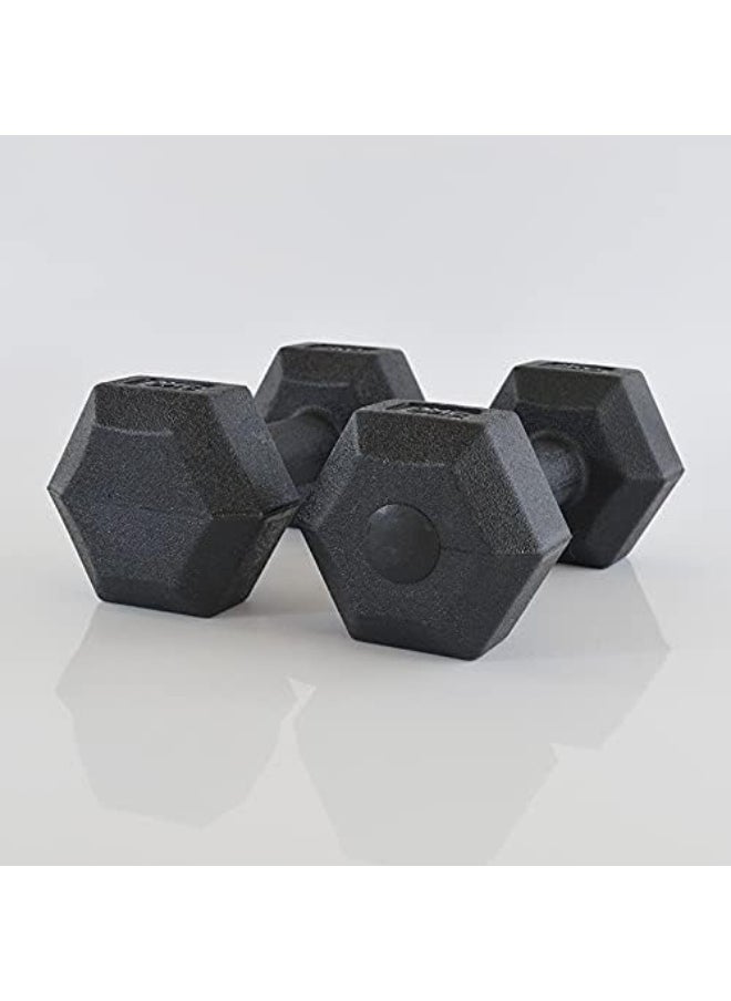 Generic - PVC Dumbbell Set (Multi-Color) 1 Pair of Hex Dumbbells - Image 1