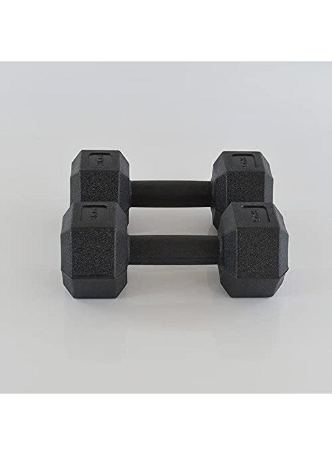 Generic - PVC Dumbbell Set (Multi-Color) 1 Pair of Hex Dumbbells - Image 1