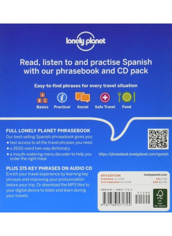 Lonely Planet Spanish Phrasebook and CD  - Image 2