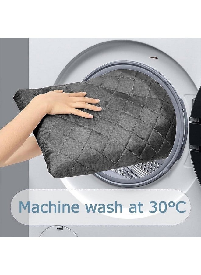 هاوس أوف كويرك غطاء أريكة قابل للعكس من House of Quirk، أغطية أريكة ذات مقعد واحد مع أحزمة مرنة قابلة للتعديل، 280 جرام لكل متر مربع أغطية أريكة للحيوانات الأليفة (أخضر/بيج، 53.3 × 190.5 سم) - Image 5