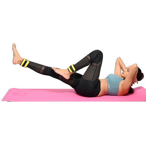 Bodylastics Ankle & Wrist Weights Pair 0.5kg each (0.5kg x 2pcs) for Legs & Arms, Neoprene Adjustable Strap for Men & Women, Soft & Durable for Fitness, Walking, Jogging, Gym & Strength Training - Image 4