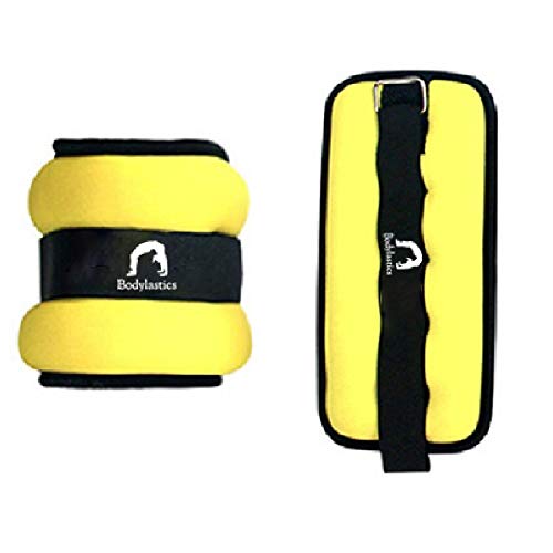 Bodylastics Ankle & Wrist Weights Pair 0.5kg each (0.5kg x 2pcs) for Legs & Arms, Neoprene Adjustable Strap for Men & Women, Soft & Durable for Fitness, Walking, Jogging, Gym & Strength Training - Image 1