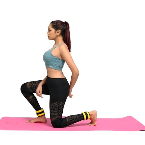 Bodylastics Ankle & Wrist Weights Pair 0.5kg each (0.5kg x 2pcs) for Legs & Arms, Neoprene Adjustable Strap for Men & Women, Soft & Durable for Fitness, Walking, Jogging, Gym & Strength Training - Image 5