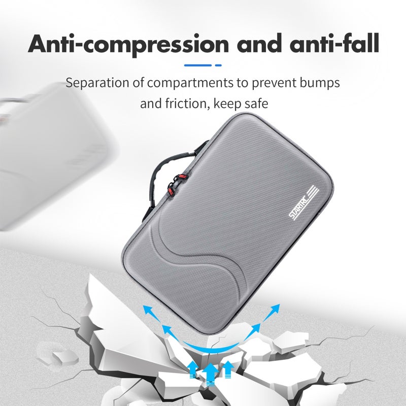 STARTRC For Insta360 X4 Camera And Accessories Pu Storage Case Bag (Grey) - Image 5