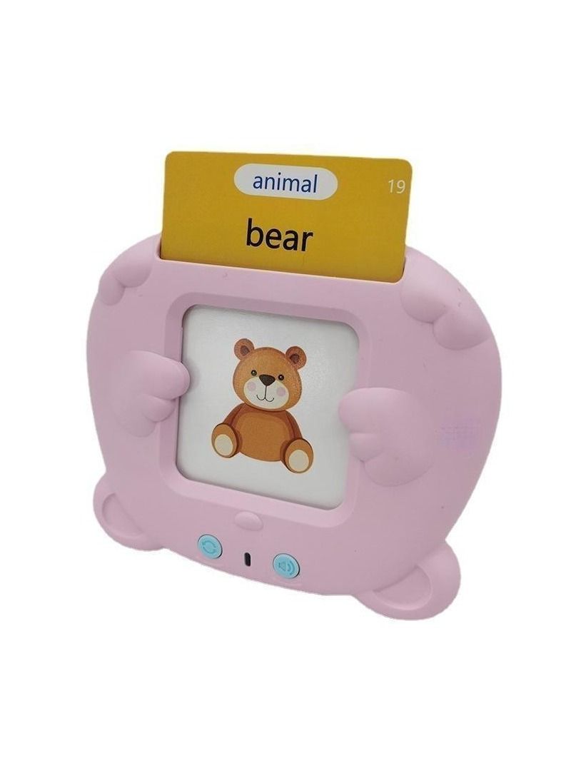 NIBEMINENT 112-Piece Puzzle Card Early Education Machine, Arabic Bilingual Card Machine, Card Voice Broadcast Machine For Kids - Image 2