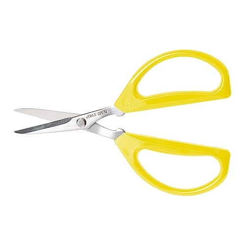 Joyce Chen Original Unlimited Kitchen Scissors All Purpose Kitchen Shears With Comfortable Handles Yellow