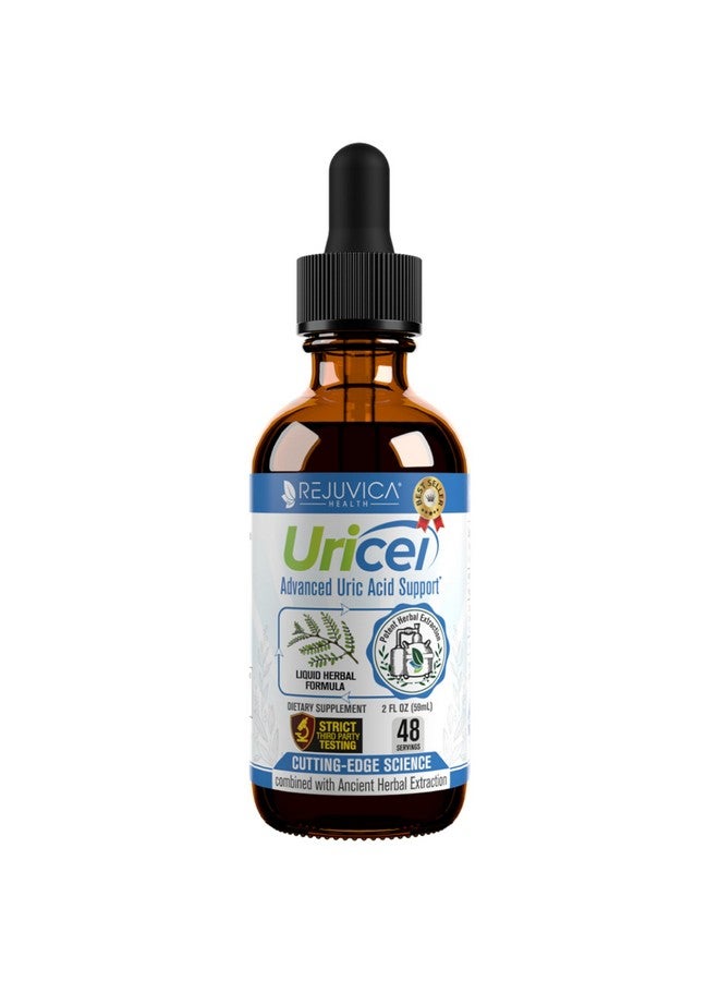 Rejuvica Health Uricel - Advanced Uric Acid Support & Cleanse Supplement - Joint & Kidney Support - Liquid Delivery for Better Absorption - Tart Cherry, Chanca Piedra, Celery Seed & Turmeric - 2 fl oz  - Image 1