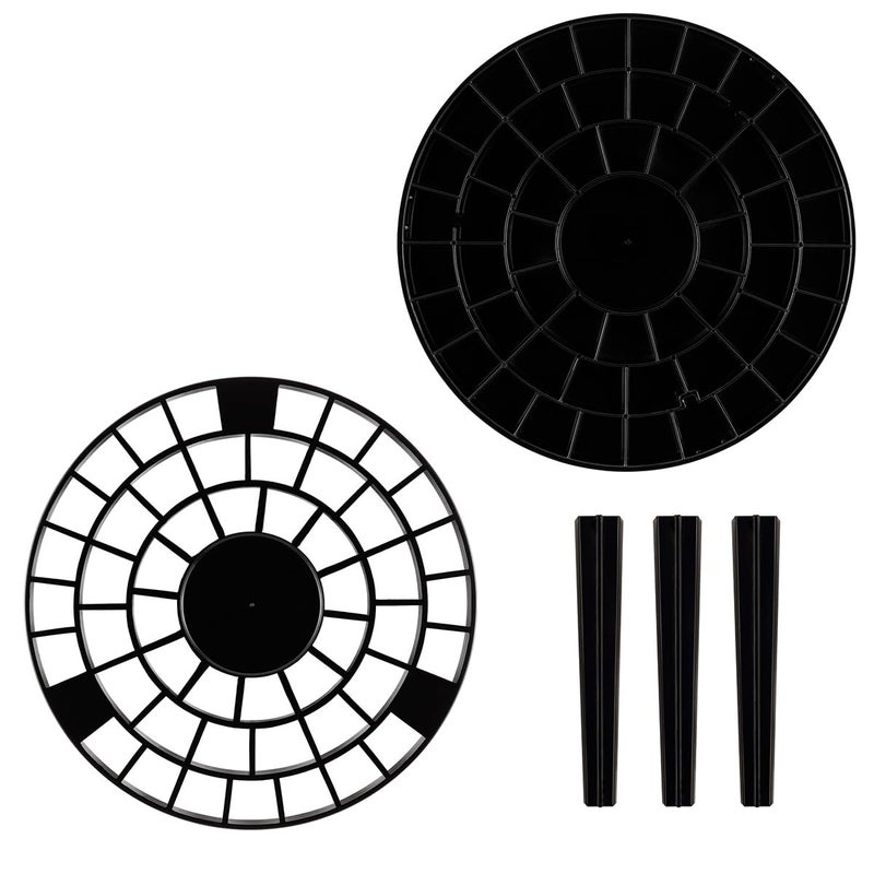 Creative Mark Brush Crate Brush Storage Holder - Brush Crate for Painting, Artists, Drying, & More! - Black - Image 2