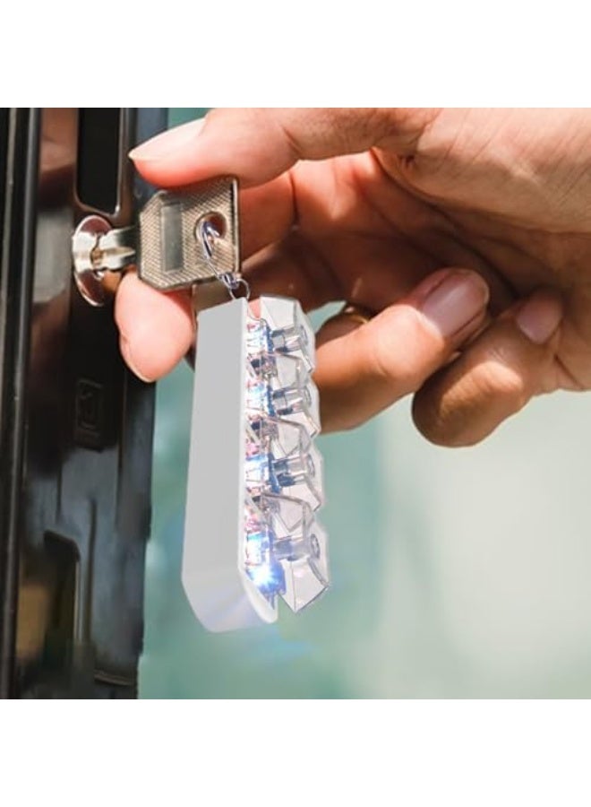 سلسلة مفاتيح فidget لوحة المفاتيح، لعبة فidget لوحة المفاتيح، ضوضاء النقر، ألعاب للمراهقين والبالغين، ملحقات سلسلة مفاتيح نقر الأصابع تخفيف التوتر للبالغين - Image 5