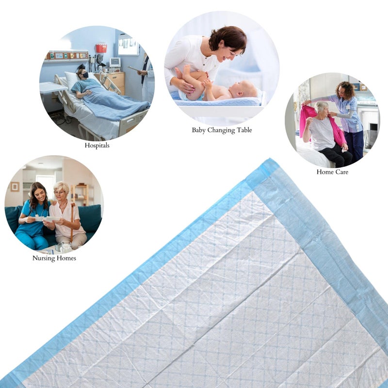 Vakly Disposable Changing / Under Pads [Pack of 25] Disposable Soft Absorbent Waterproof 17''x24'' Incontinence Underpad Protector Liners for Beds, Chairs, Diaper Changing â€“ for Adults and Baby Protection - Image 4