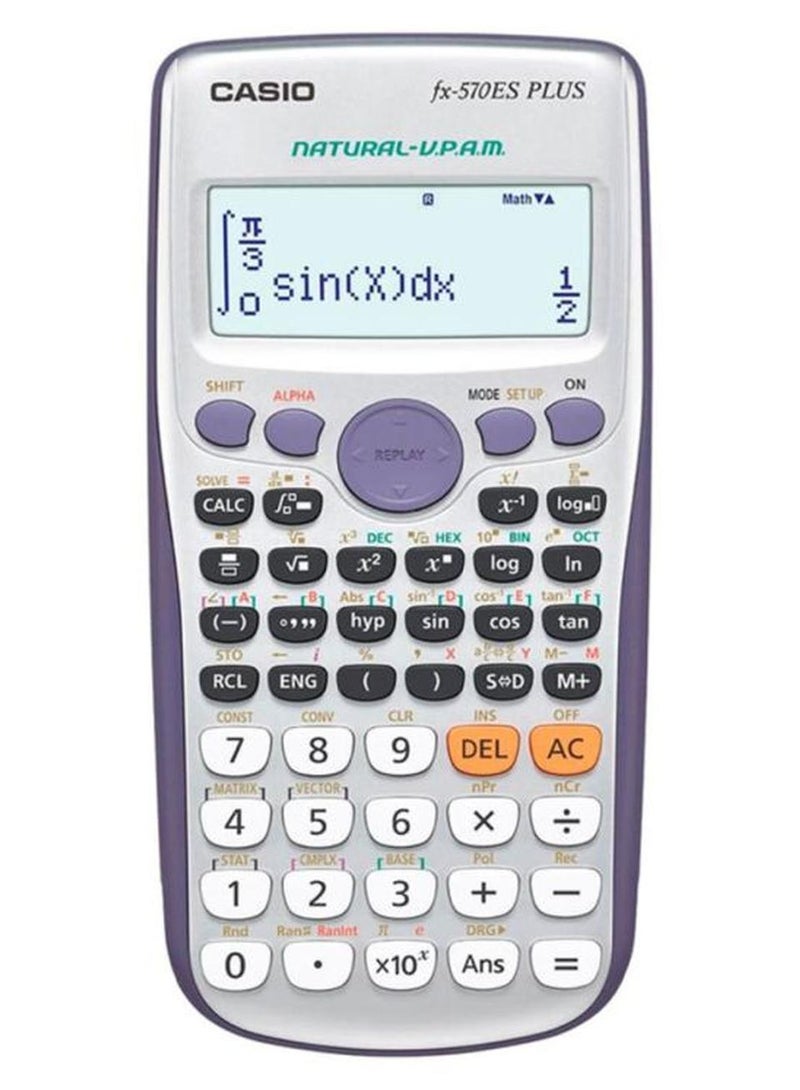 Casio FX-570ES Plus Standard Scientific Calculator Multicolour - Image 1