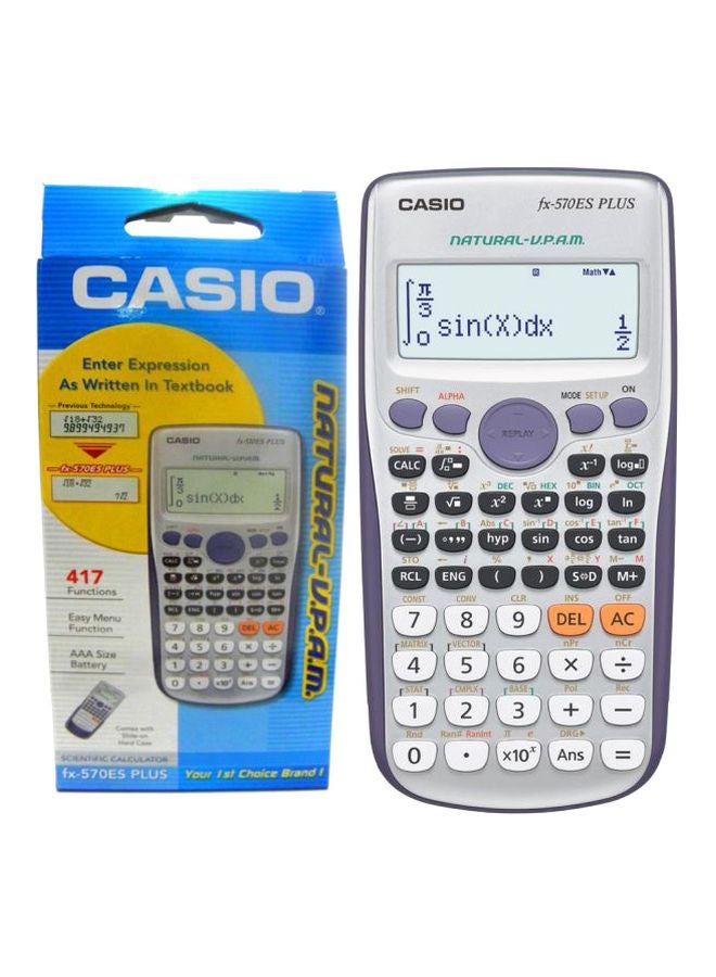 Casio FX-570ES Plus Standard Scientific Calculator Multicolour - Image 4