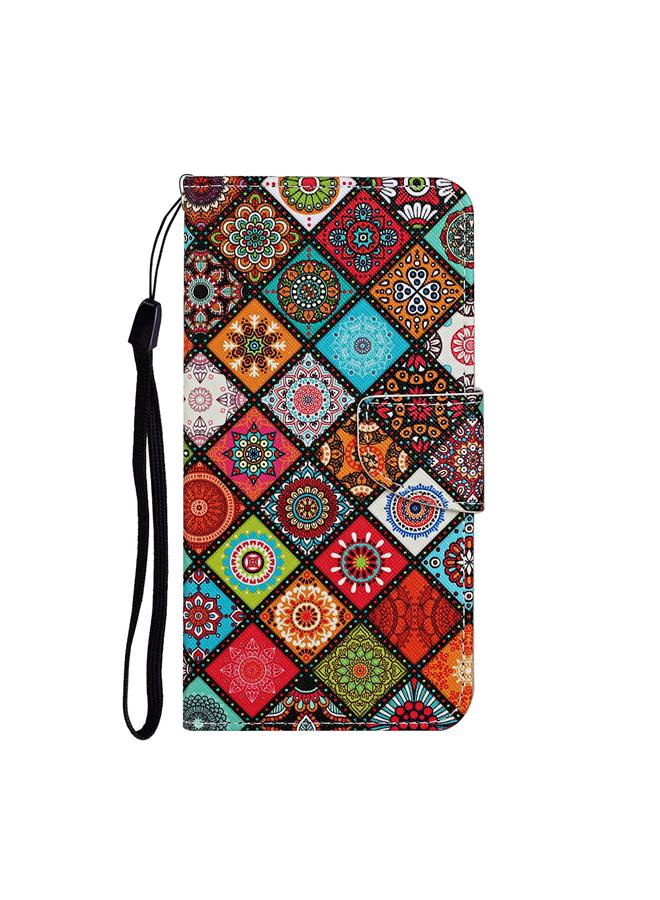 S-TOP Case For OPPO A78 4G Colored Drawing Pattern Leather Phone Case - Image 3