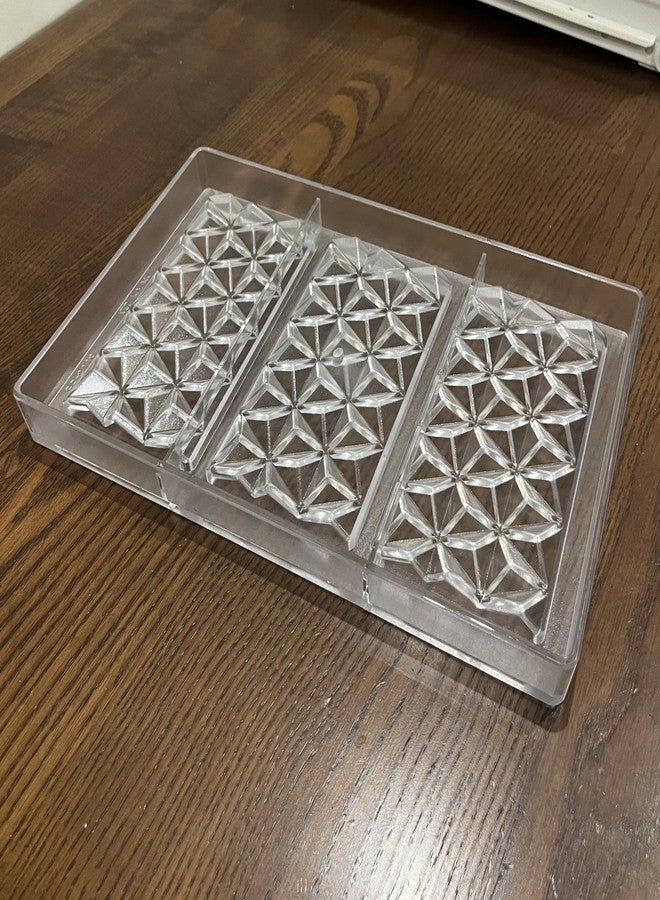 Goldbaking Polycarbonate Pyramidal Bar Chcoolate Mold Large Poly-carbonate Candy Mould - Image 2