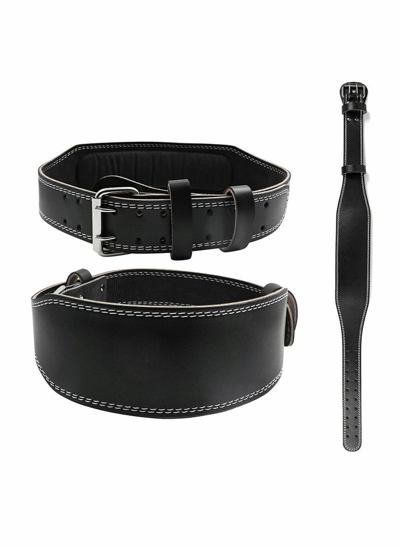 SYOSI Weightlifting Belt for Men and Women Durable Comfortable Material and Adjustable Buckle for Gym Fitness, Muscle Building, Squats, Strength Exercise Training 4.5 Inch Width  - Image 1
