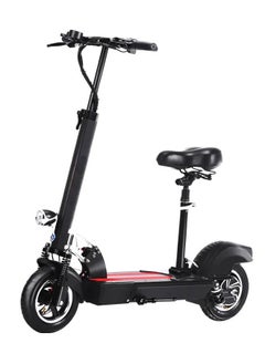 Heavy Duty Electric Scooter With Anti Theft Alarm System and 2 Remote Controls Dual Disc Brakes, 150KG Load Capacity 800w Powerful Motor, Black