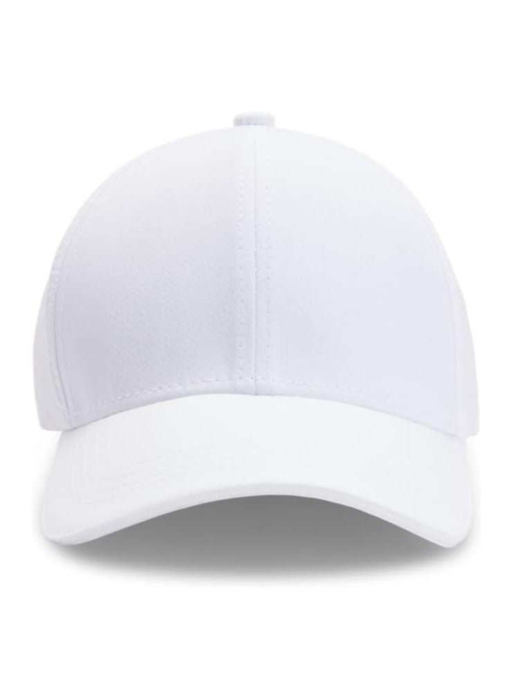 LOWHAT White Sports Baseball Unsiex Cap for both men and women With Adjustable buckle closure  - Image 3