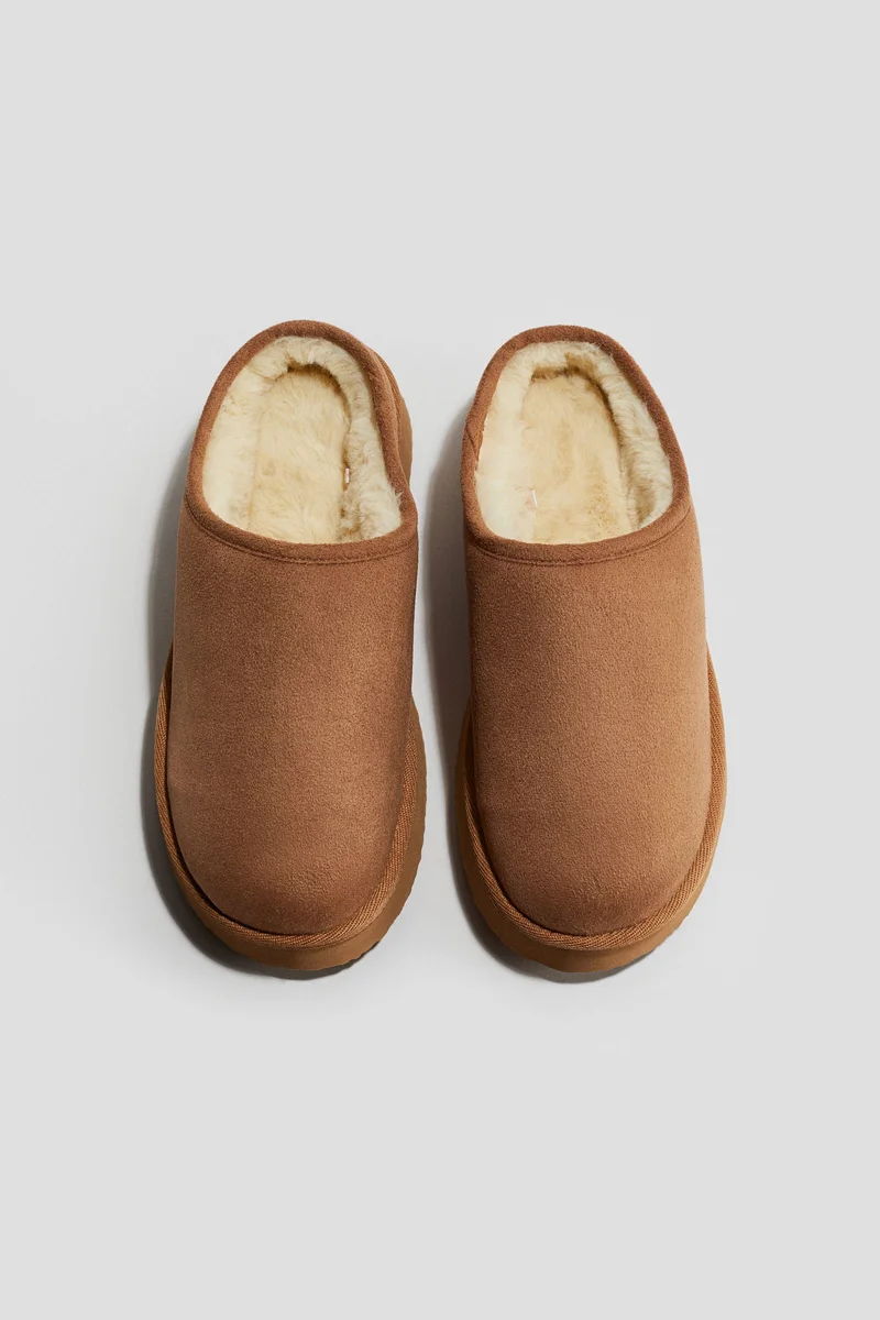H&M Fluffy-lined mules