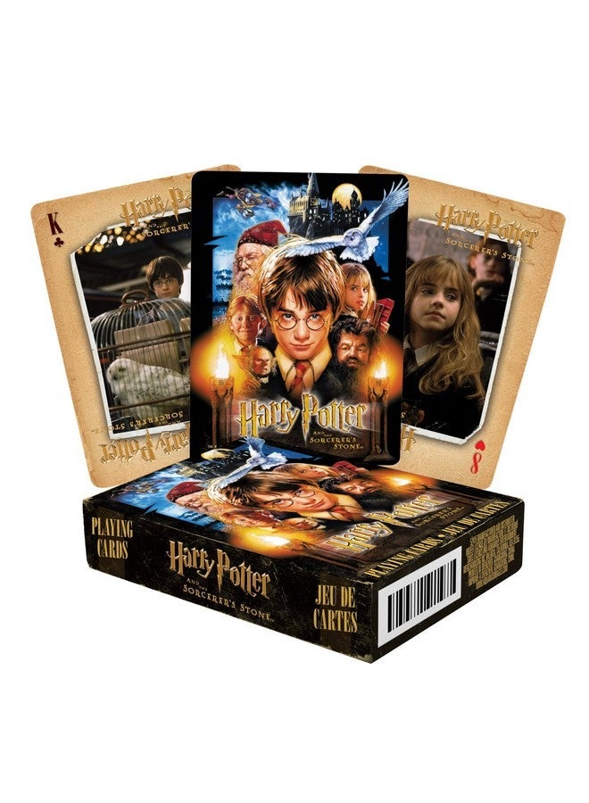 AQUARIUS Harry Potter Playing Cards - Sorcerer's Stone Deck of Cards for Your Favorite Card Games - Officially Licensed HP Merchandise & Collectibles - Image 1