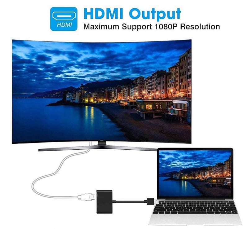 CARE CASE ® USB 3.0 to HDMI & VGA, 2 in 1 Adapter USB 3.0 to VGA/HDMI Adapter Converter Dual Multi External Display Sync Output 4K HD 1080P Support Windows 7 8 10 [ONLY for Windows] - Image 5