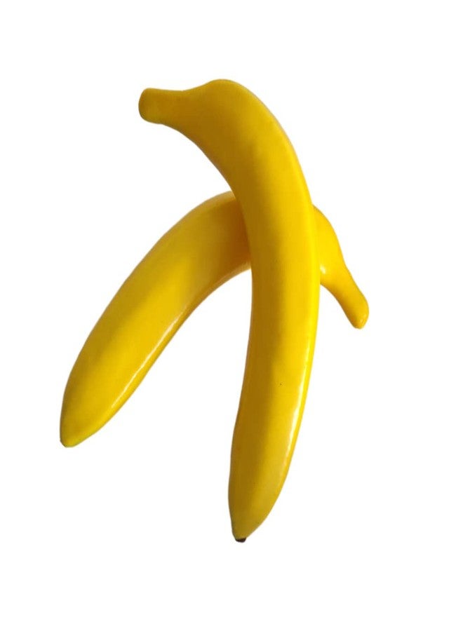 Jilukibo Plastic Individual Fake Fruit Bananas, Artificial Lifelike Simulation Yellow Bananas for Photography Props Paintings Model, Storefront Party, Kitchen Decor (6 Pack) - Image 4
