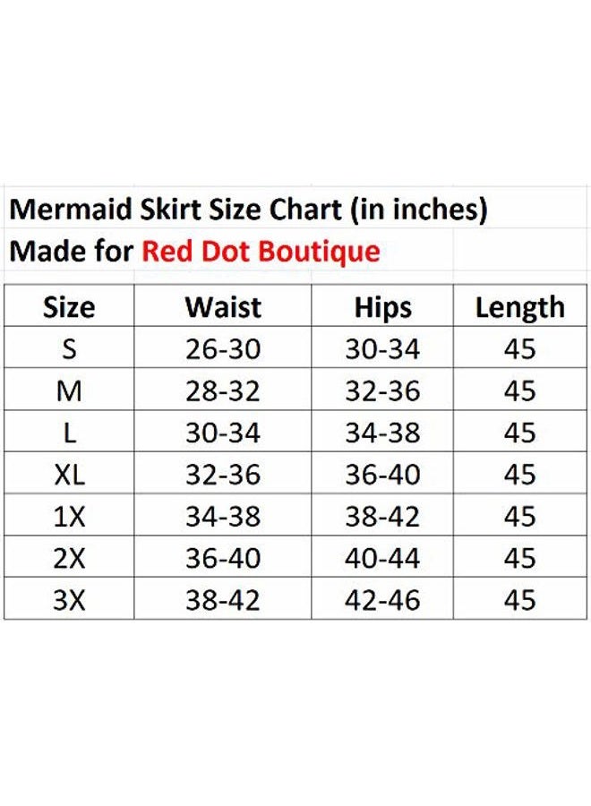 RED DOT BOUTIQUE 917 - Plus Size Faux Leather Pleated High Waist Maxi Mermaid Skirt (XL, Green Scales) - Image 2