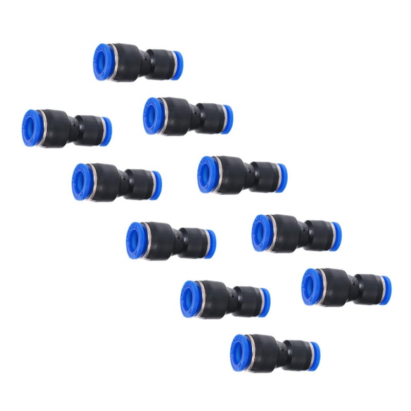 10Pcs Quick Connect Air Hose Fittings Kit Pneumatic Tube Connectors Easy Installation - Image 2